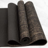 Mata do jogi myga - Jute 5mm - czarny
