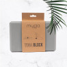 Klocek do jogi myga Foam Block - szary