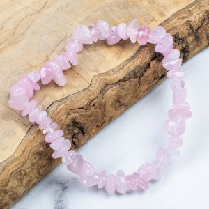 Bransoletka myga Chip Bracelet - Różowy kwarc