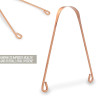 Miedziany czyścik do języka myga Copper Tongue Scraper Cleaner