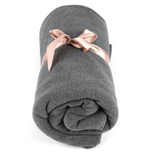 Koc do jogi myga Fleece - szary