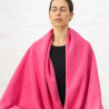 Koc do jogi myga Fleece - różowy
