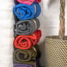 Koc do jogi myga Fleece - czerwony
