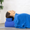 Koc do jogi myga Fleece - niebieski