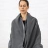 Koc do jogi myga Fleece - szary