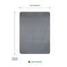 Koc do jogi myga Fleece - szary