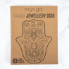 Podstawka ceramiczna na biżuterię - Hamsa