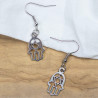 Kolczyki myga Hamsa