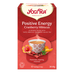 Herbata Yogi Tea Positive Energy Cranberry Hibiscus - Pozytywna energia (17x1,8g)