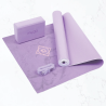 Zestaw do jogi myga Chakra Yoga Set: mata, klocek, pasek
