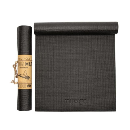 Mata do jogi myga - Entry level 4mm - czarny