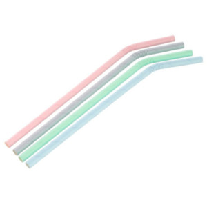 bio Słomki Papierowe "pastelowy flex mix" 200x6