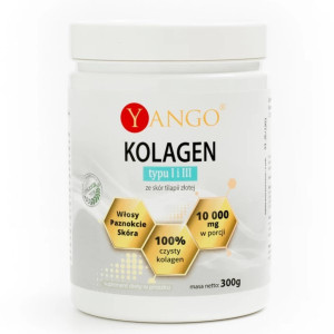 Yango Kolagen Rybi Typu I i III Włosy, Skóra 300 G
