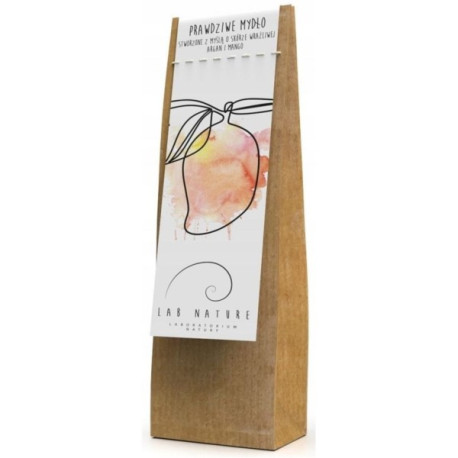 Lab Nature Mydło skóra wrażliwa Argan i Mango