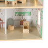 Domek dla lalek drewniany LULILO Peonio 70cm LED róż
