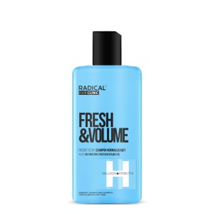 RADICAL HAIR CLINIC Fresh & Volume Prebiotyczny szampon normalizujący do włosów bez objętości i przetłuszczających się 300 ml