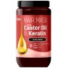 BIO NATURELL Maska do włosów z czarnym olejem rycynowym i keratyną 946 ml