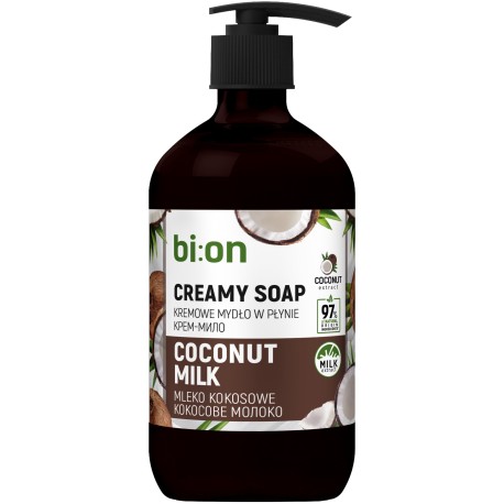 BIO NATURELL Kremowe mydło w płynie z pompką Kokosowe 473 ml