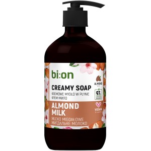 BIO NATURELL Kremowe mydło w płynie z pompką Migdałowe 473 ml