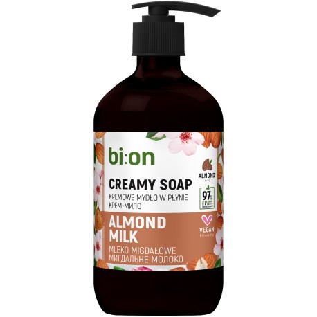 BIO NATURELL Kremowe mydło w płynie z pompką Migdałowe 473 ml