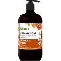 BIO NATURELL Kremowe mydło w płynie z pompką Miód i Mleko 946 ml