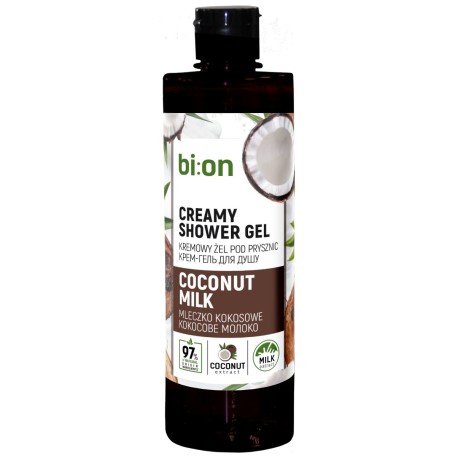 BIO NATURELL Kremowy żel pod prysznic Mleko Kokosowe 473 ml