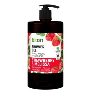 BIO NATURELL Kremowy żel pod prysznic Truskawka i Melisa 946 ml