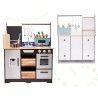 Kuchnia dla dzieci drewniana MDF z akcesoriami LOFT XXL 96cm