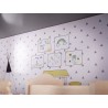Domek dla lalek drewniany mebelki 70cm szary