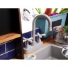 Kuchnia dla dzieci drewniana MDF z akcesoriami LOFT XXL 96cm