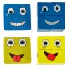 Gra edukacyjne wyzwania nauka emocji klocki drewniane