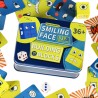 Gra edukacyjne wyzwania nauka emocji klocki drewniane