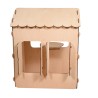 Domek ogrodowy drewniany stolik tablica kredowa 86 x 137 x 105 cm