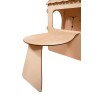 Domek ogrodowy drewniany stolik tablica kredowa 86 x 137 x 105 cm