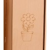 Domek ogrodowy drewniany stolik tablica kredowa 86 x 137 x 105 cm