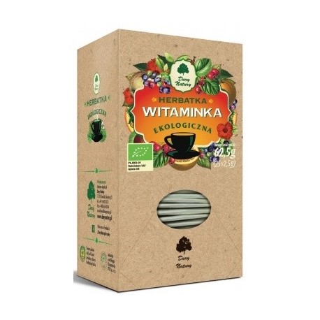Dary Natury Herbata Witaminka EKO 25X2,5G