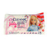 Cleanic Chusteczki odświeżające dla dzieci z płynem antybakteryjnym By Barbie 1op.-15szt