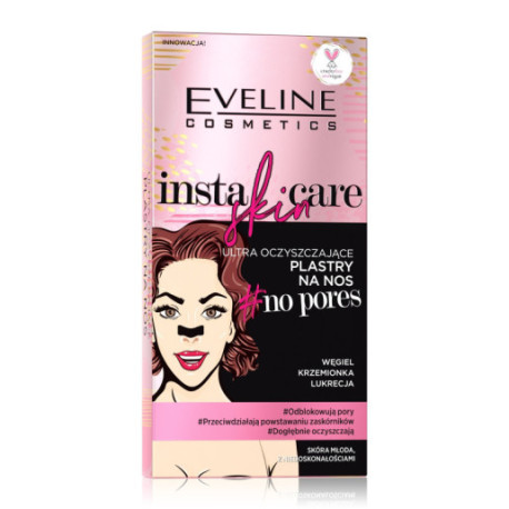 Eveline Insta Skin Care Ultra Oczyszczające Plastry na nos No Pores  1op.-2szt
