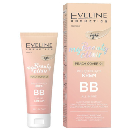 Eveline My Beauty Elixir Pielęgnujący Krem BB Peach Cover - 01 Light 30ml