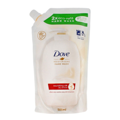 ?Dove Supreme Fine Silk Kremowy płyn myjący opakowanie uzupełniające 500 ml